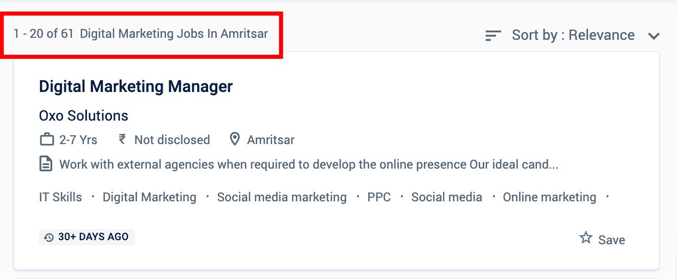 Digital Marketing Jobs in Amritsar