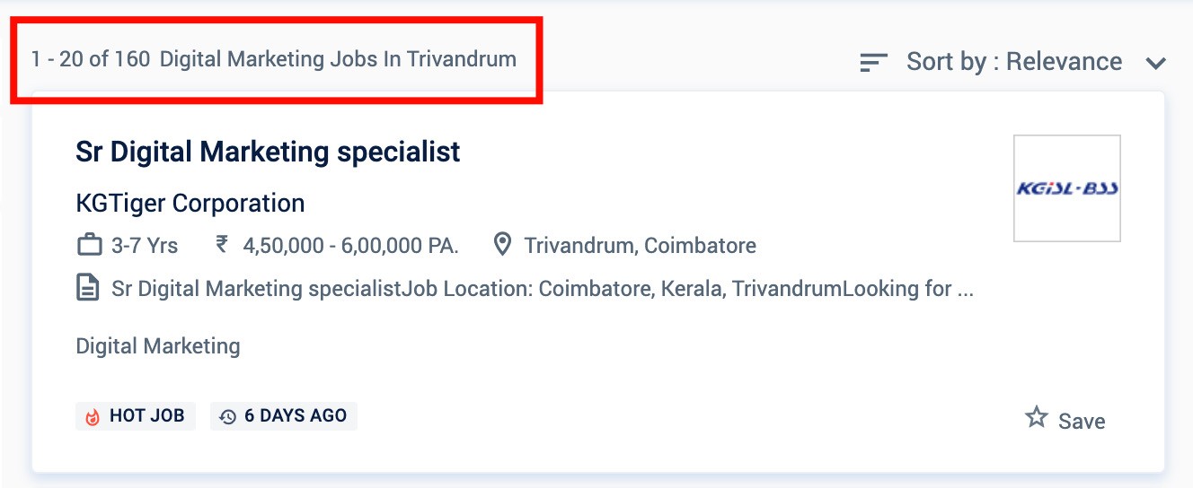 Digital Marketing Jobs in Trivandrum