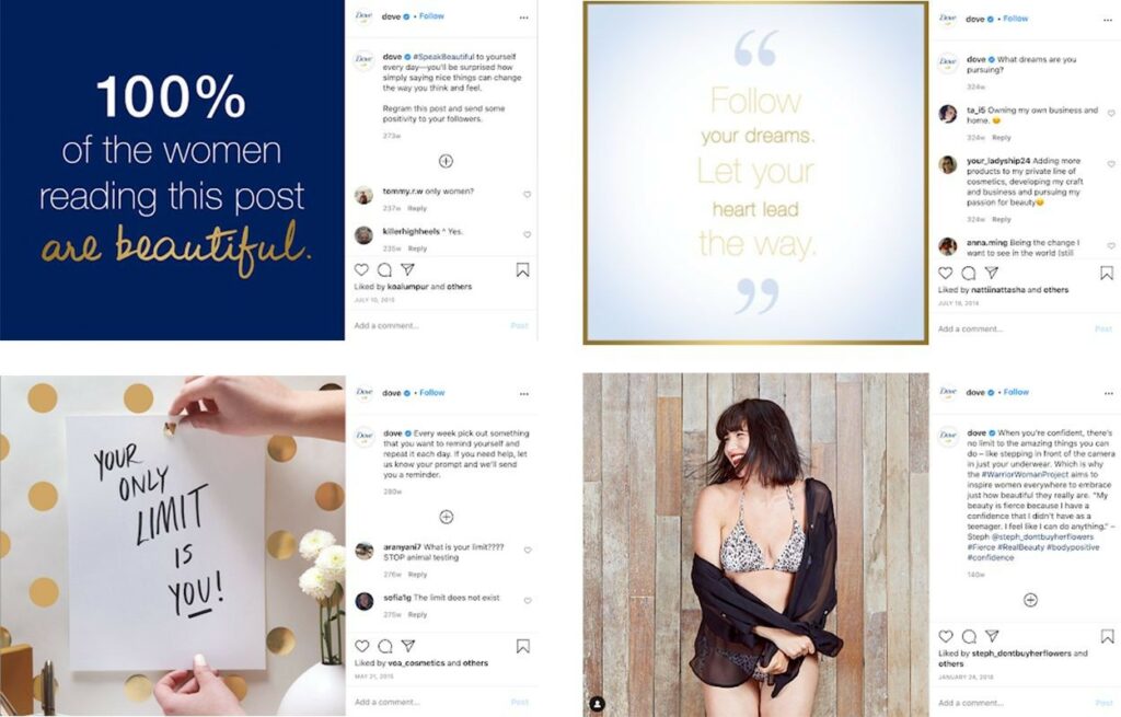 Marketing Strategies of Dove - How Dove Has Evolved - Empowering content