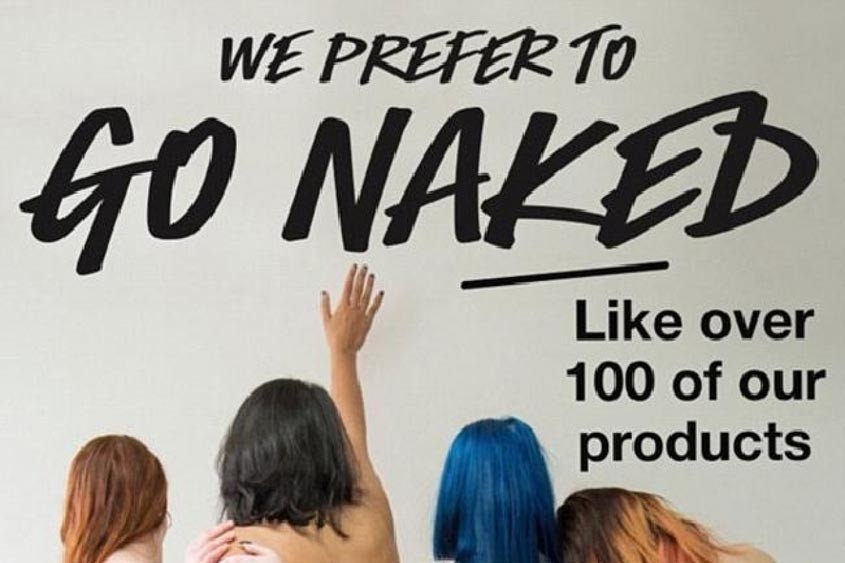 Marketing Strategy of Lush - A Case Study - Marketing Campaign - Go Naked