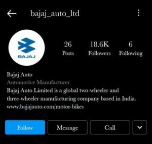 Bajaj auto instagram - marketing strategy of bajaj auto | IIDE