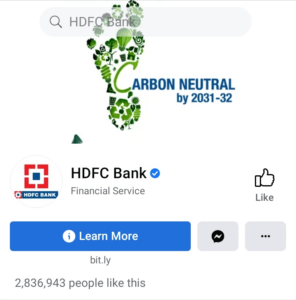 HDFC Bank Facebook Handle | Marketing Strategy of HDFC Bank | IIDE