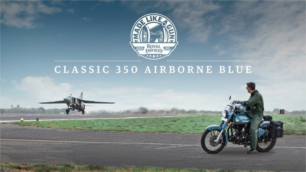 Royal Enfield Classic 350 Airborne Blue | Marketing strategy of Royal Enfield | IIDE