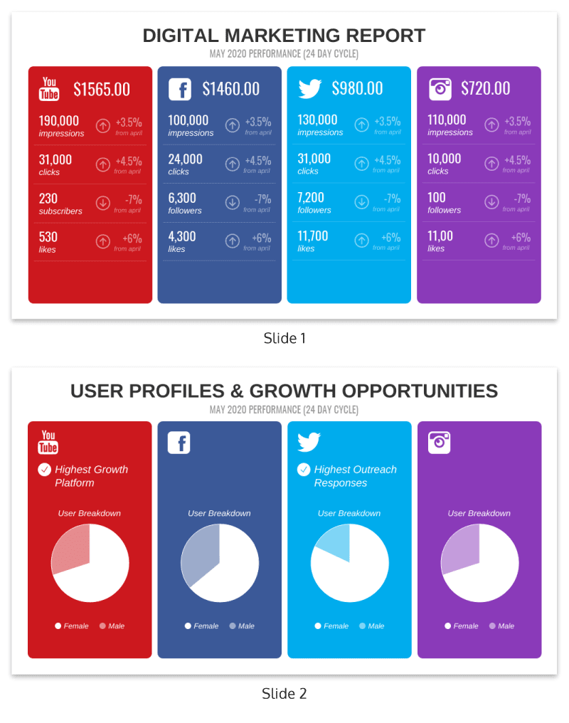 Digital Marketing Report Example