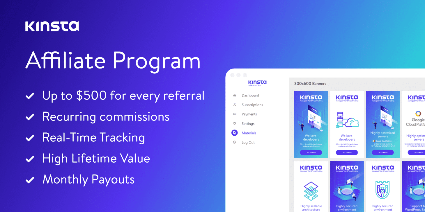 kinsta- affiliate marketing strategies