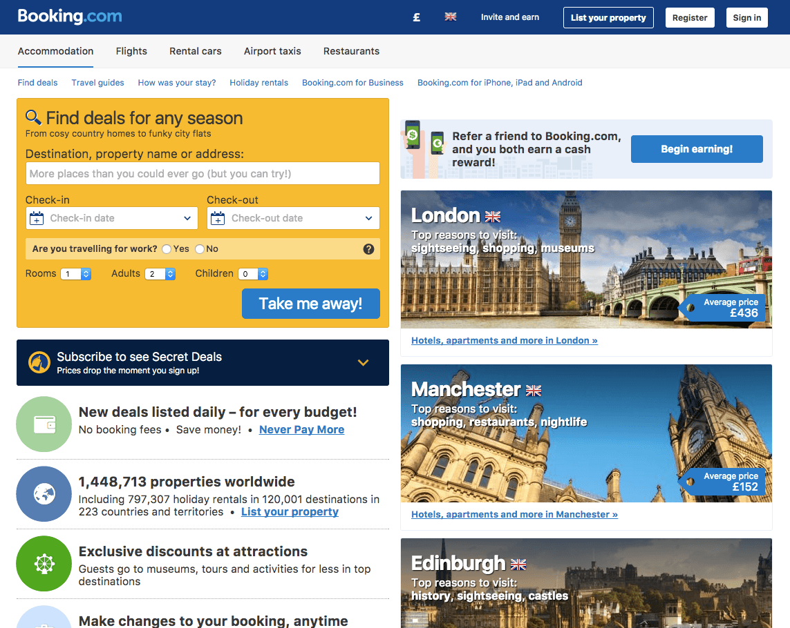 SWOT Analysis of Booking com - Booking.com Website Outlook