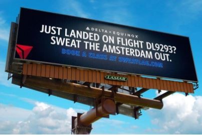 Marketing Strategy of Delta - Delta’s billboard campaign