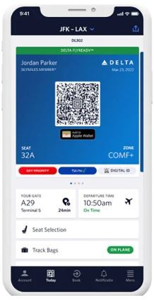 Marketing Strategy of Delta - FlyDelta App Interface