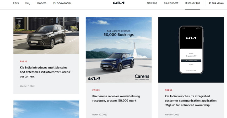 Marketing Strategy Of Kia - content marketing strategies