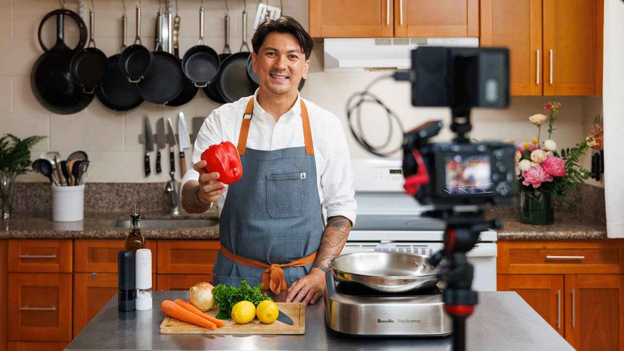 best content for youtube channels - Chef showing how to cook a dish