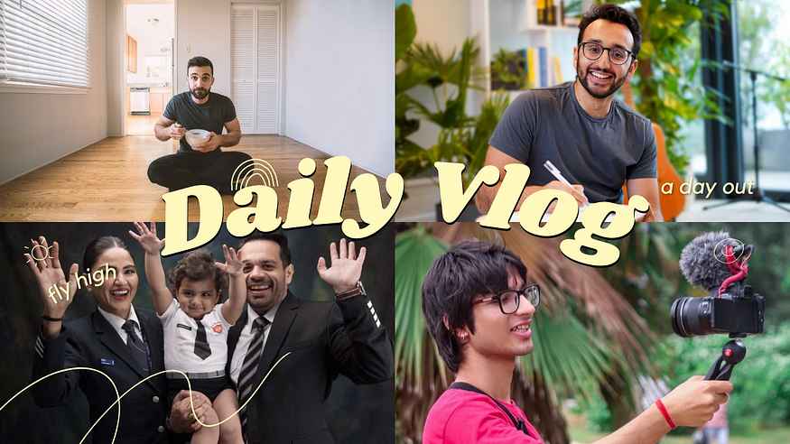 best content for youtube channels - daily vlog image