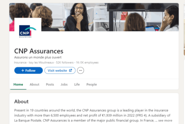 cnp assurance linkedin follower