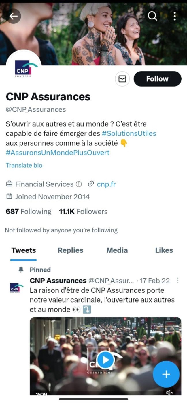 cnp assurance twitter profile